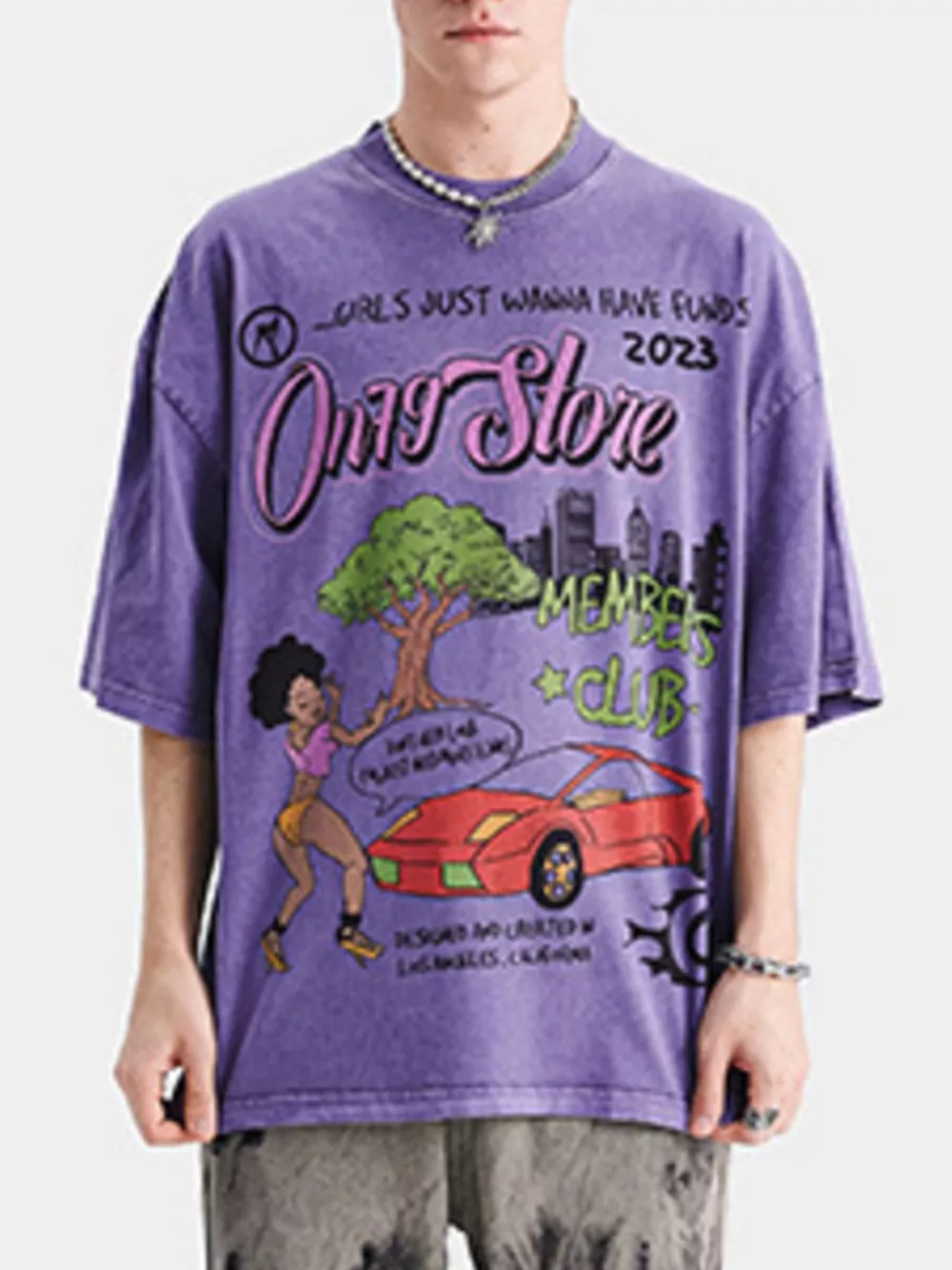 Men's Graphic Round Neck Short Sleeve T-Shirt, image 2