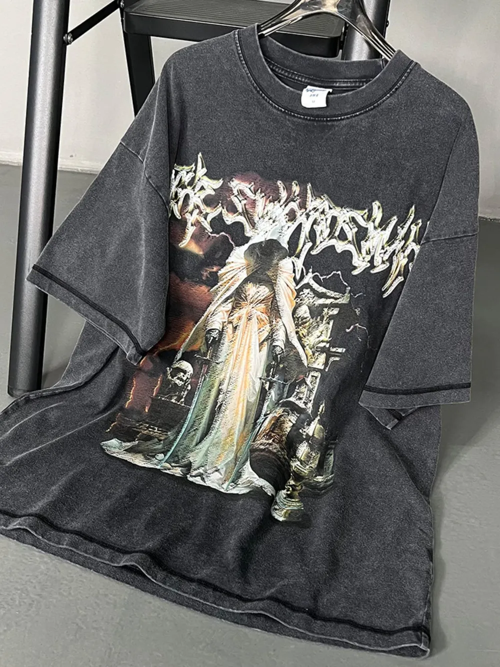 Men's Graphic Round Neck Short Sleeve T-Shirt