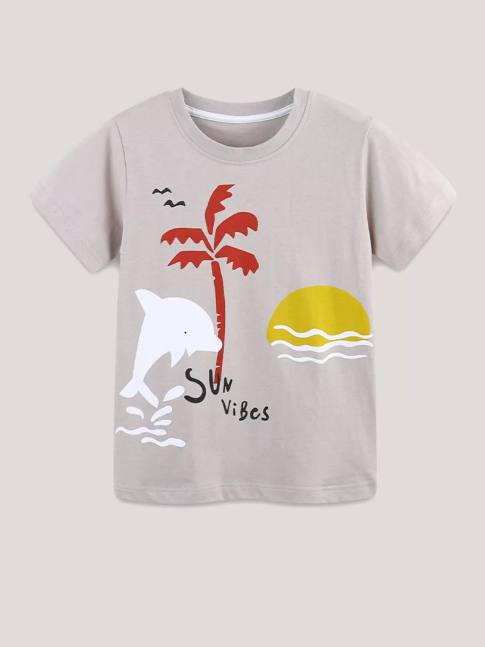 Children's Sun Vibes Graphic Short Sleeve Tee, image 2