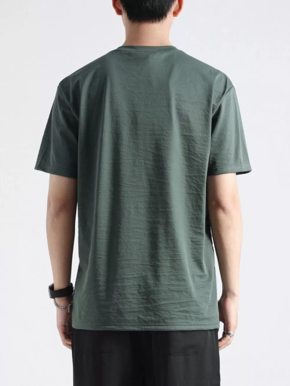 Men's Plus Size Casual Short Sleeve T-Shirt, image 8
