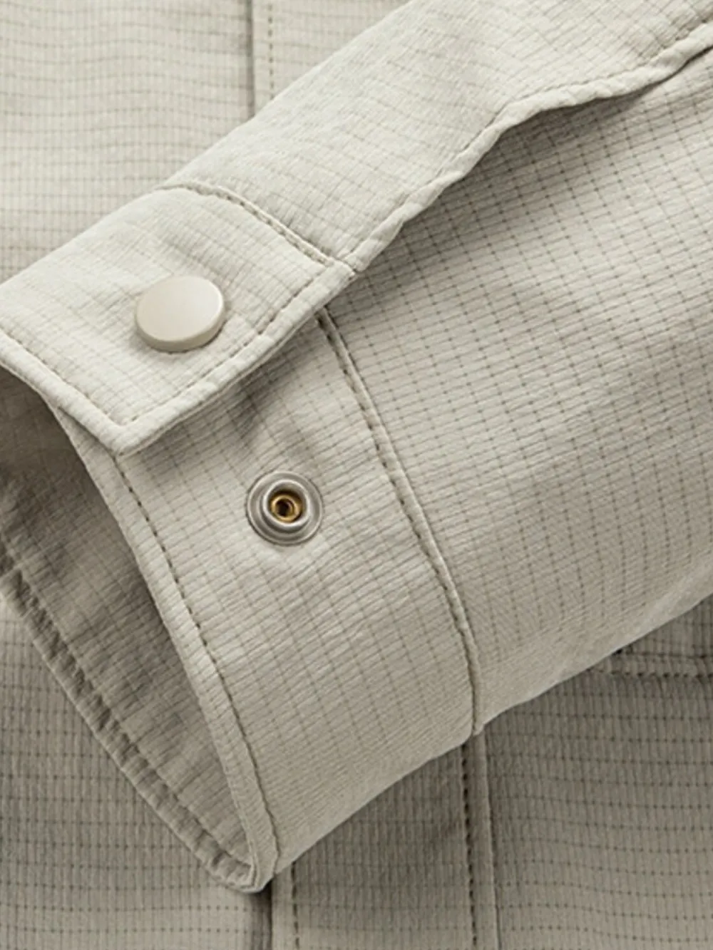 Men's Plus Size Button Up Long Sleeve Jacket, image 5