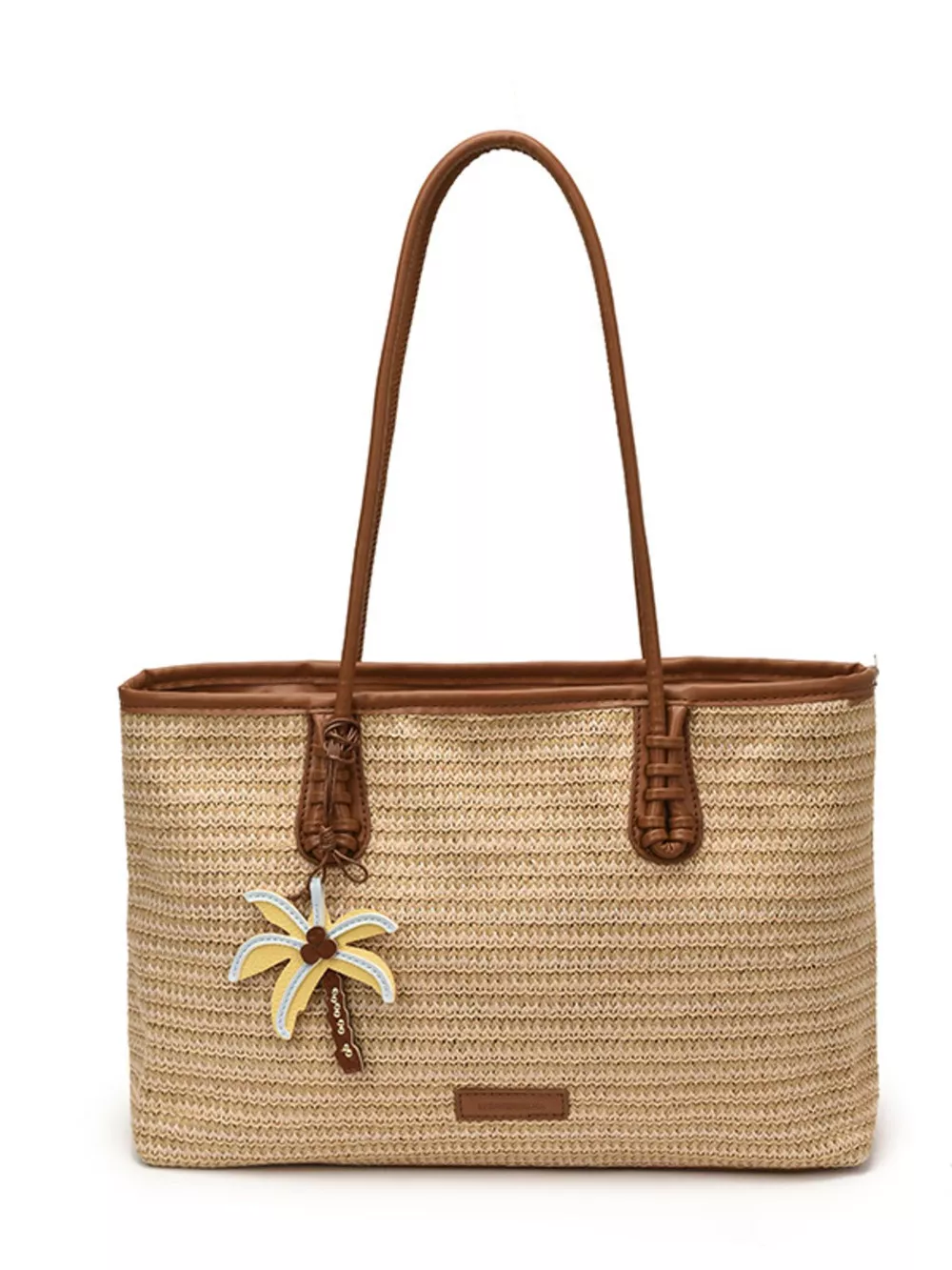 Straw Woven Shoulder Bag, image 11