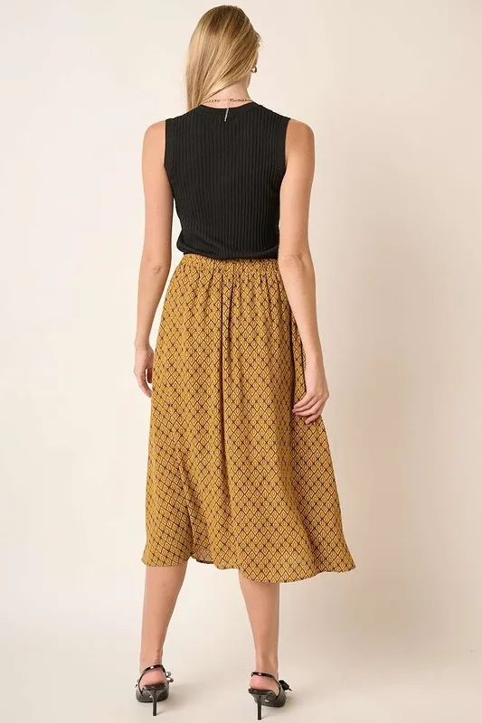 Printed Midi Skirt, image 2