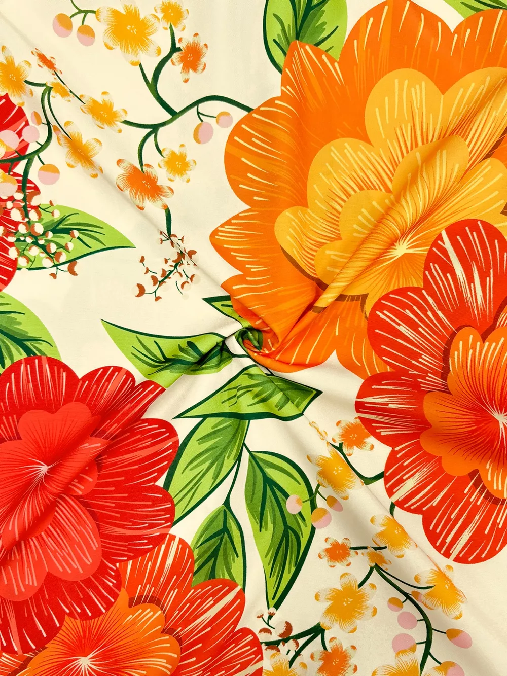 Floral Print V-Neck Maxi Dress, image 2