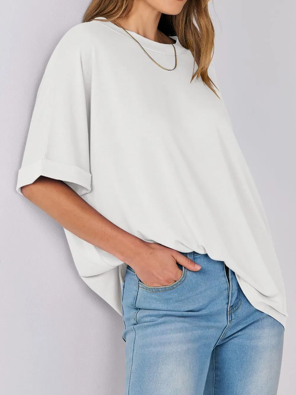 Round Neck Half Sleeve T-Shirt, image 2