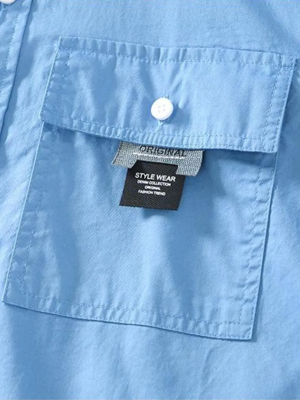 Men's Long Sleeve Button-Up Shirt, image 5