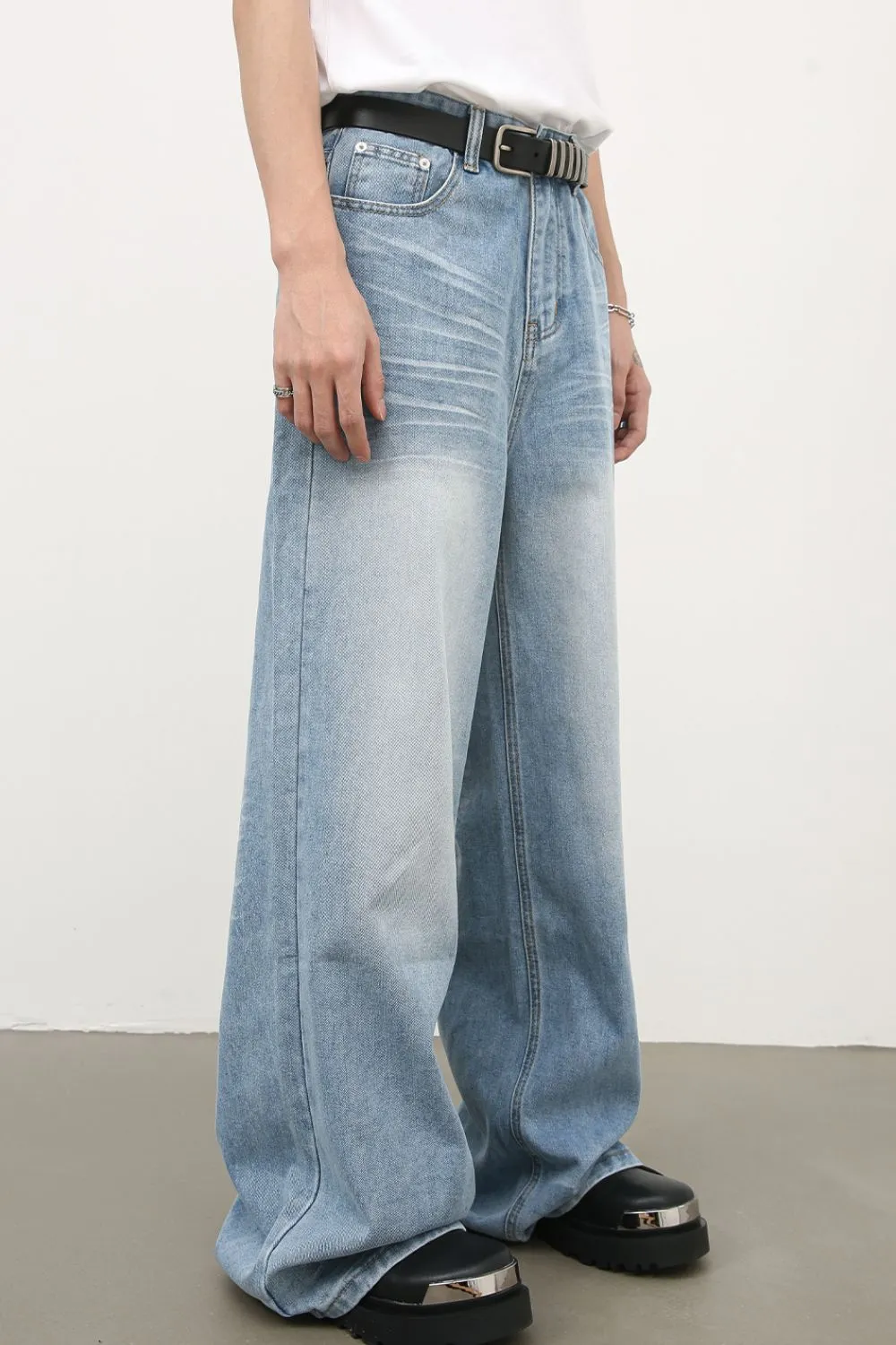 Men's Wide Leg Jeans, image 3