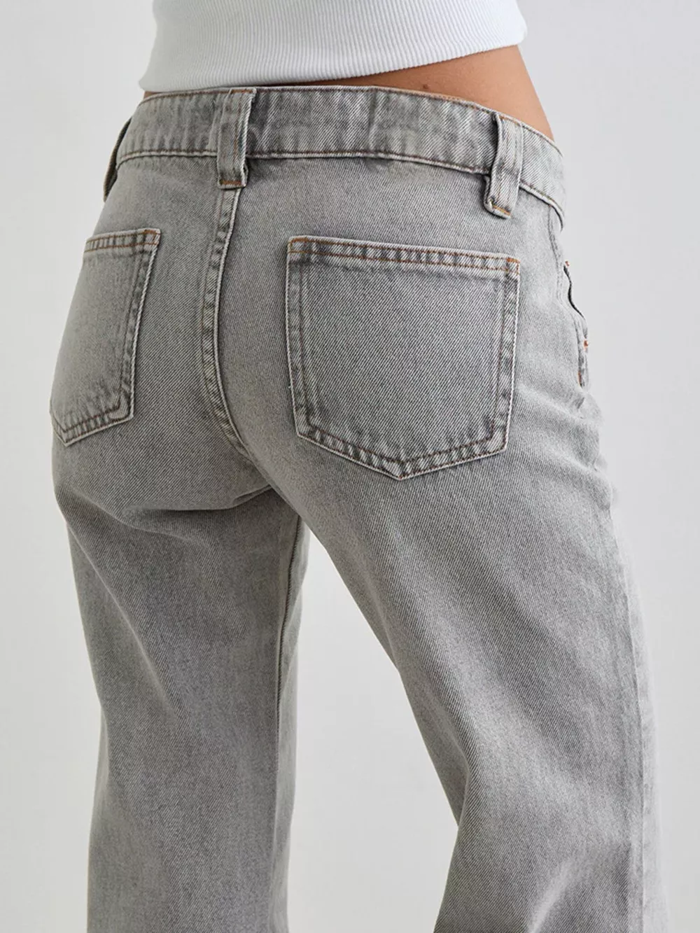 Low Rise Flare Leg Jeans, image 4