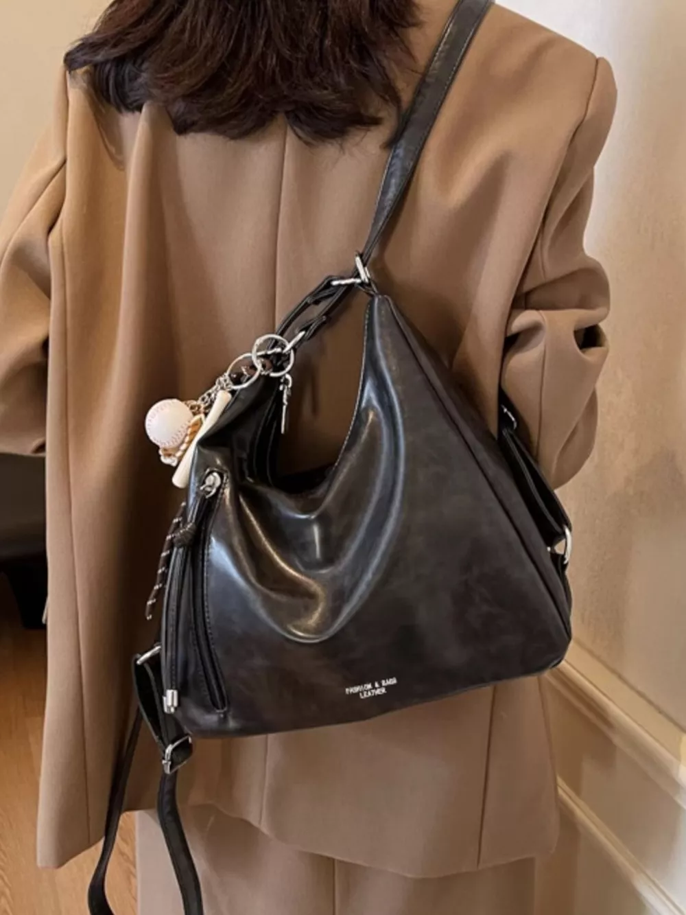 Adjustable Strap Shoulder Bag, image 6