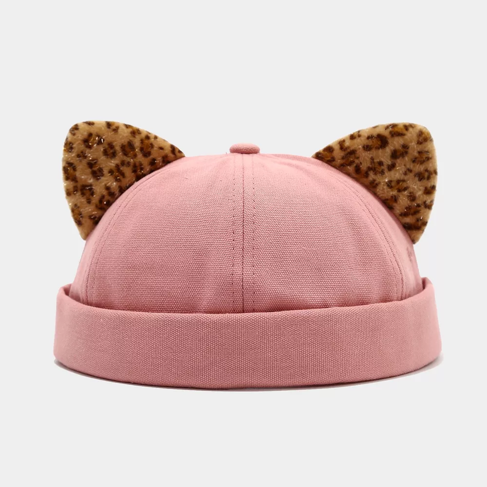 Cat Ear Brimless Hat, image 3