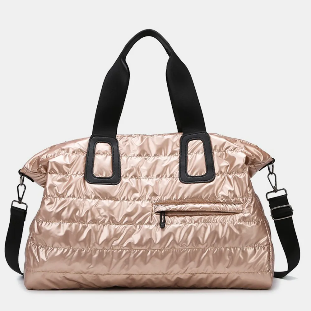 Quilted Nylon Oversize Travel Bag, image 2