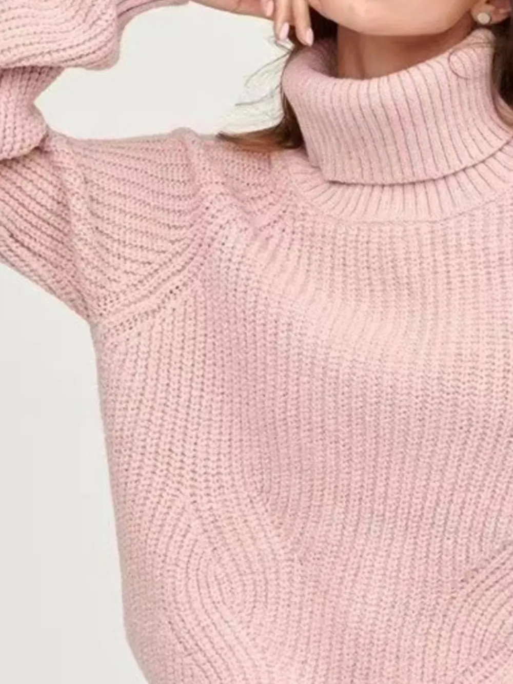 Turtleneck Long Sleeve Sweater, image 13