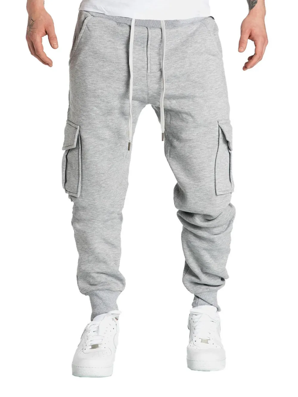Men's Drawstring Pants with Pockets, image 5