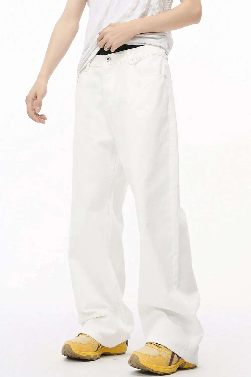Wide Leg Jeans with Pockets, image 2