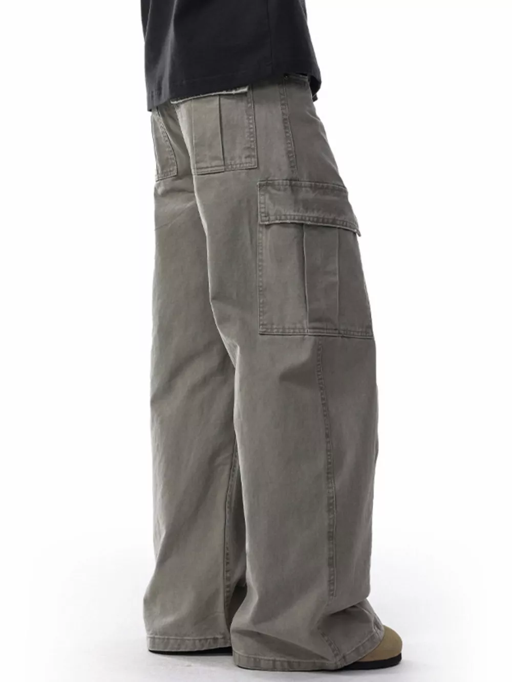 Men's Loose Fit Cargo Pants, image 4