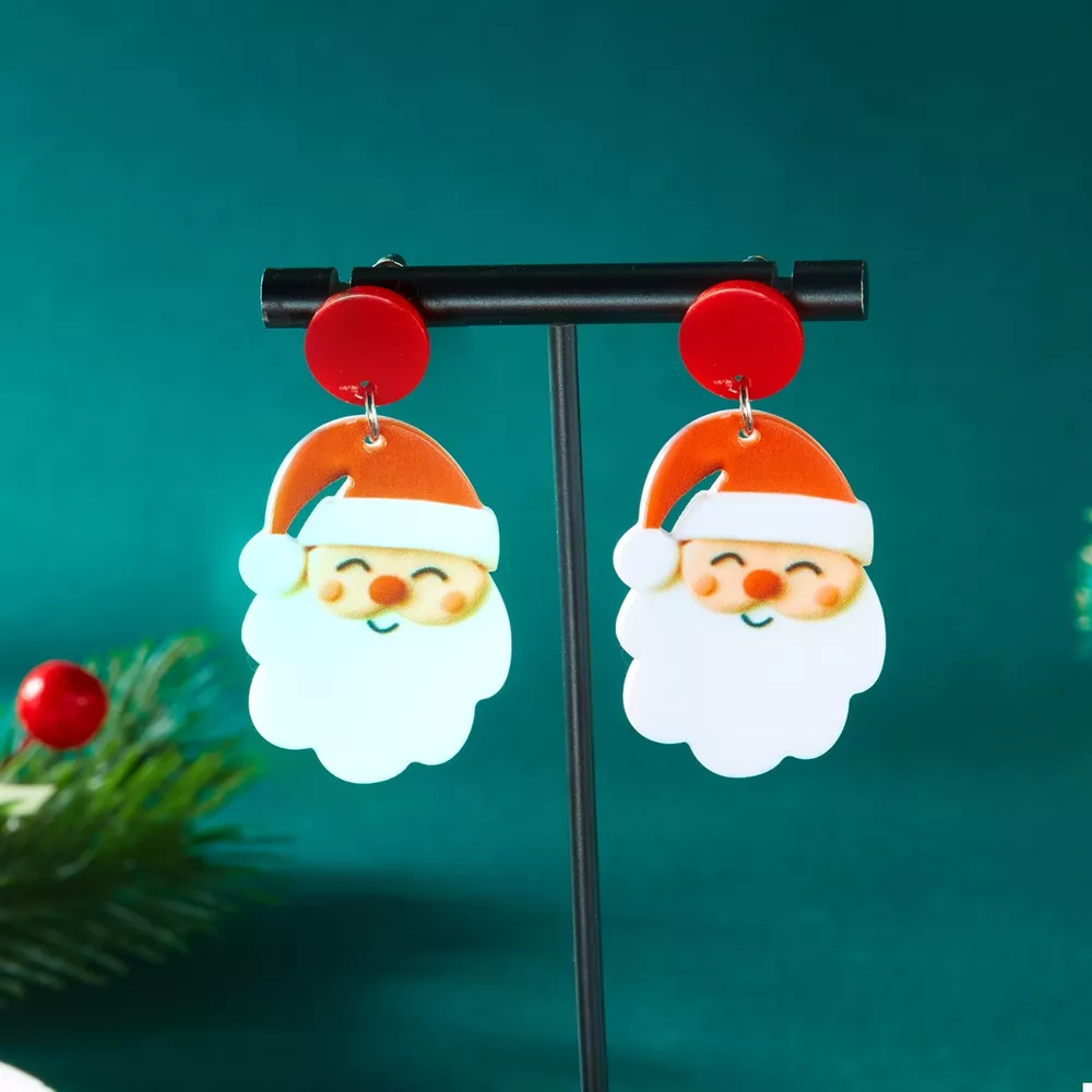 Christmas Acrylic Dangle Earrings, image 4