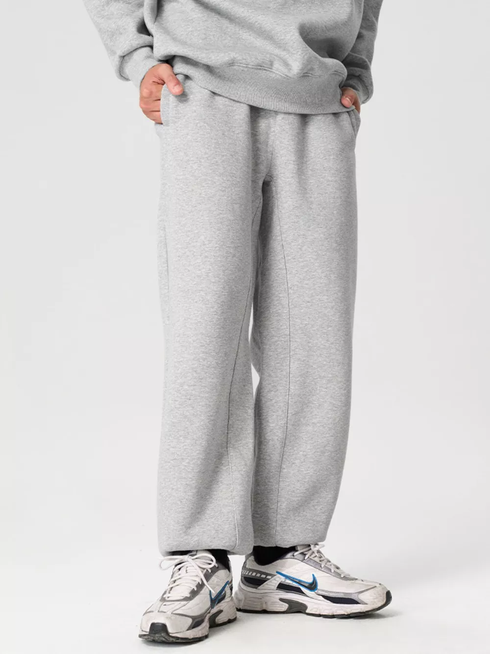 Men's Drawstring Loose Fit Joggers, image 8