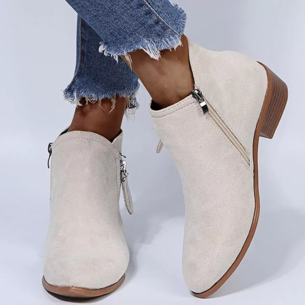 Point Toe Block Heels Boots, image 12
