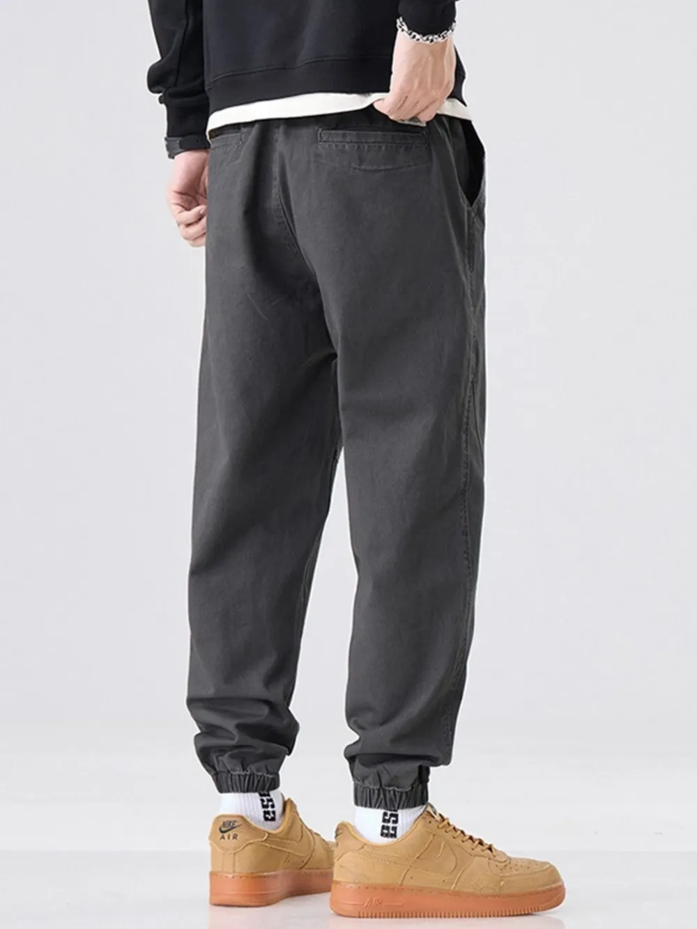 Men's Plus Size Loose Fit Joggers, image 5