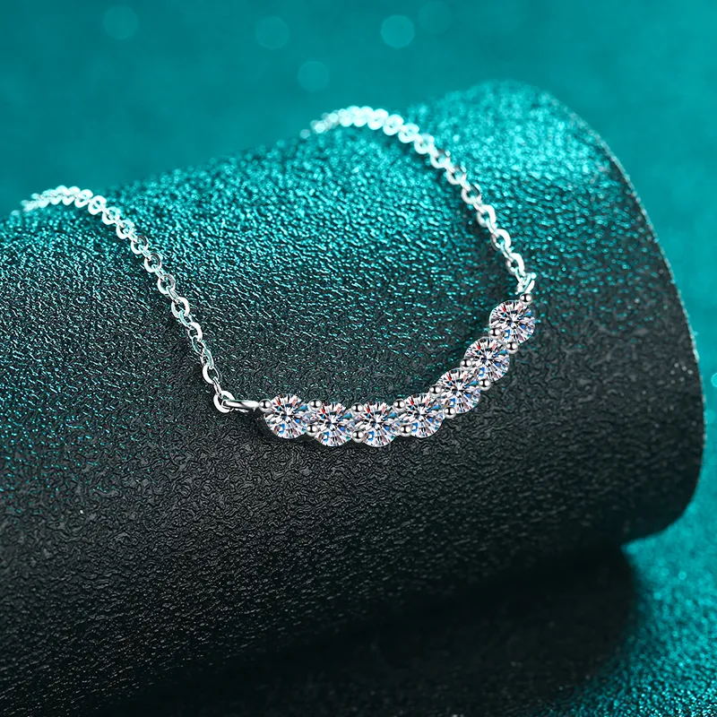 1.4 Carat Moissanite 925 Sterling Silver Necklace, image 5