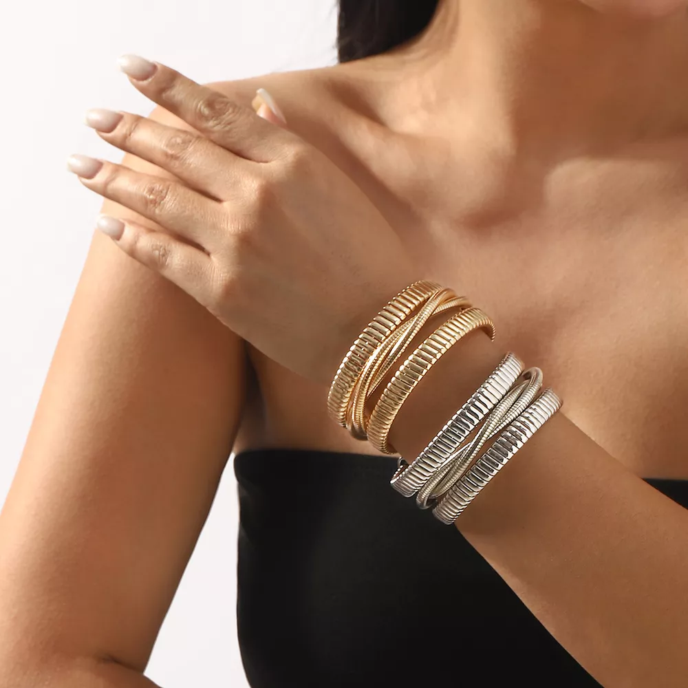 Multi-Layered Open Bracelet, image 2