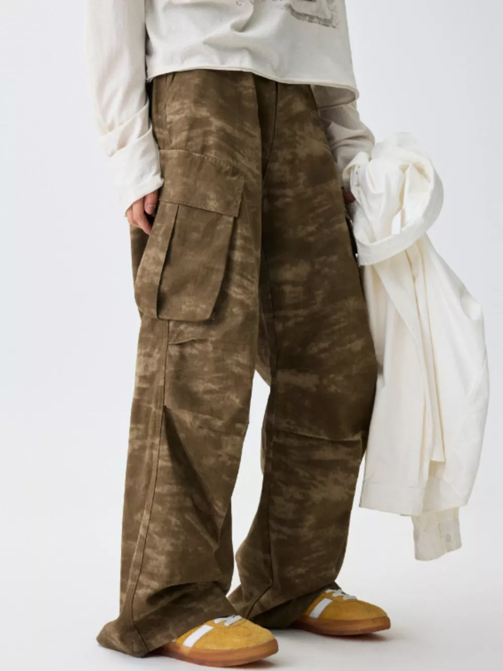 Men's Camouflage Print Cargo Pants, image 8
