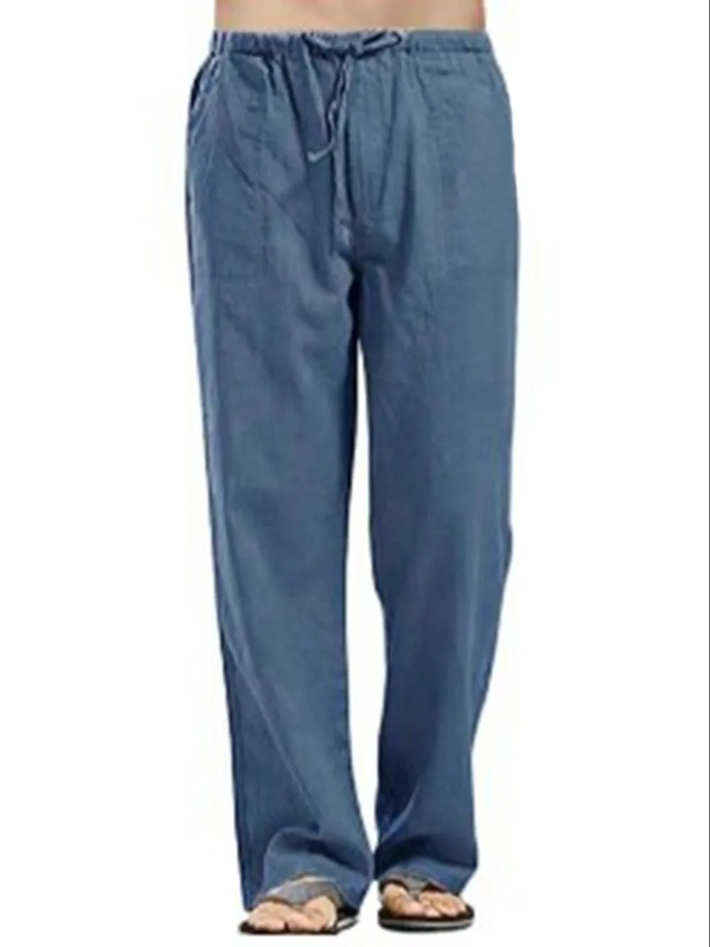 Men's Full Size Drawsting Straight Leg Pants Plus Size, image 14