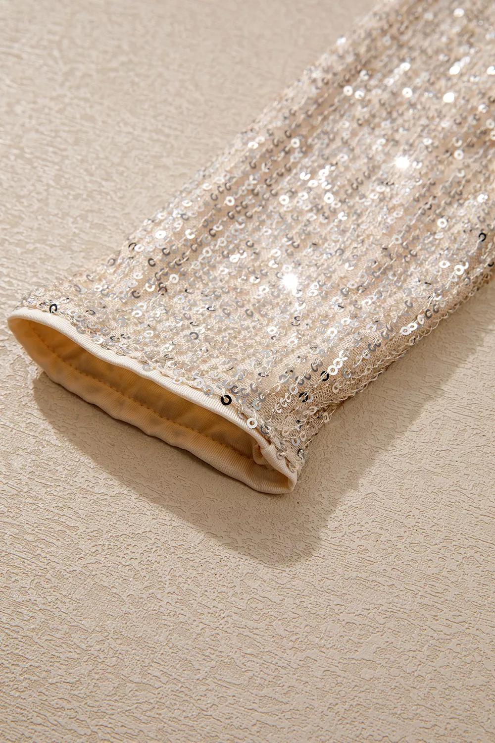 Sparkling Sequin Long Sleeve Bodysuit, image 2