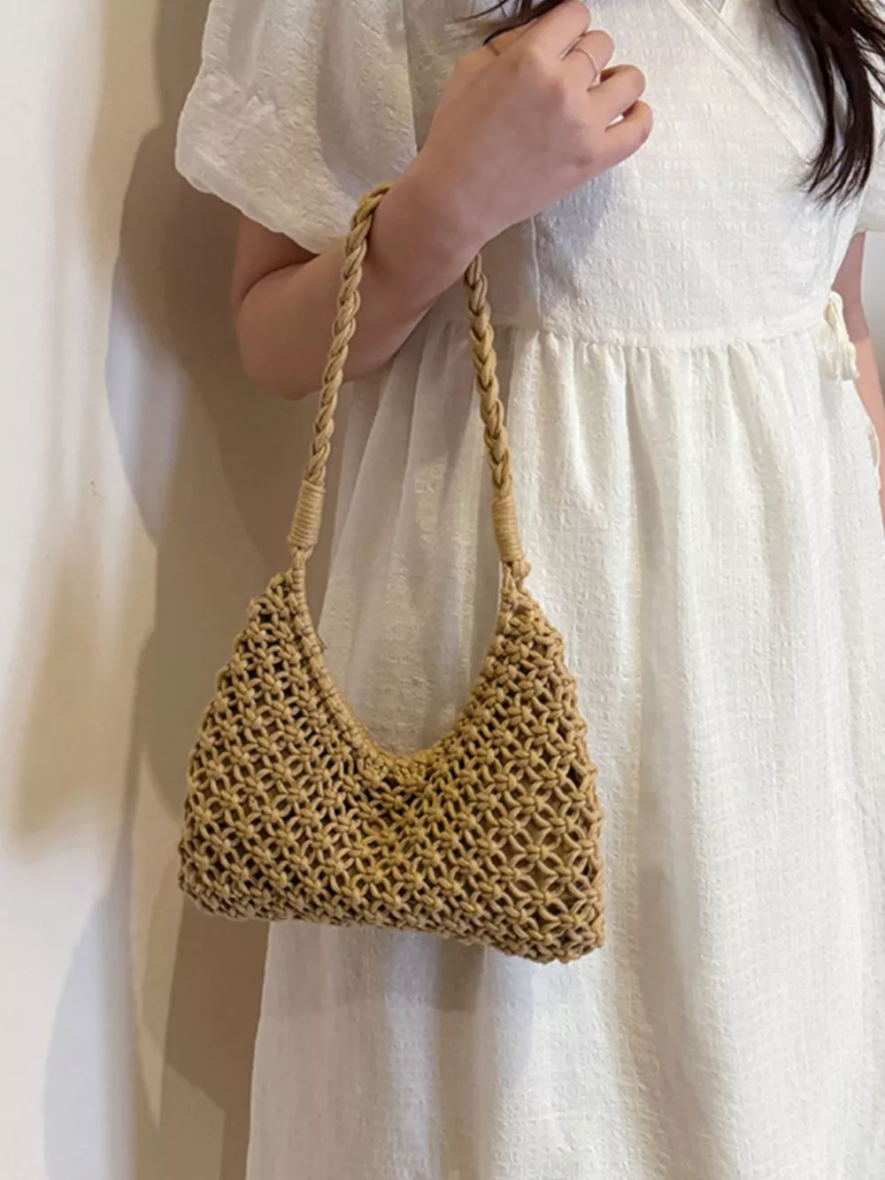 Woven Shoulder Bag, image 2