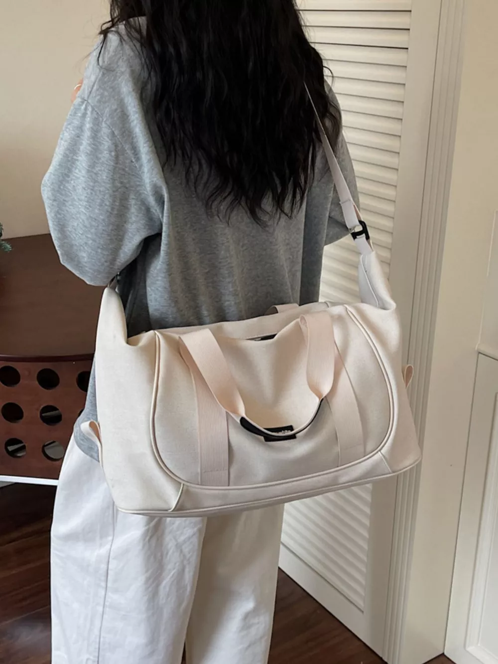 Adjustable Strap Nylon Travel Bag, image 3
