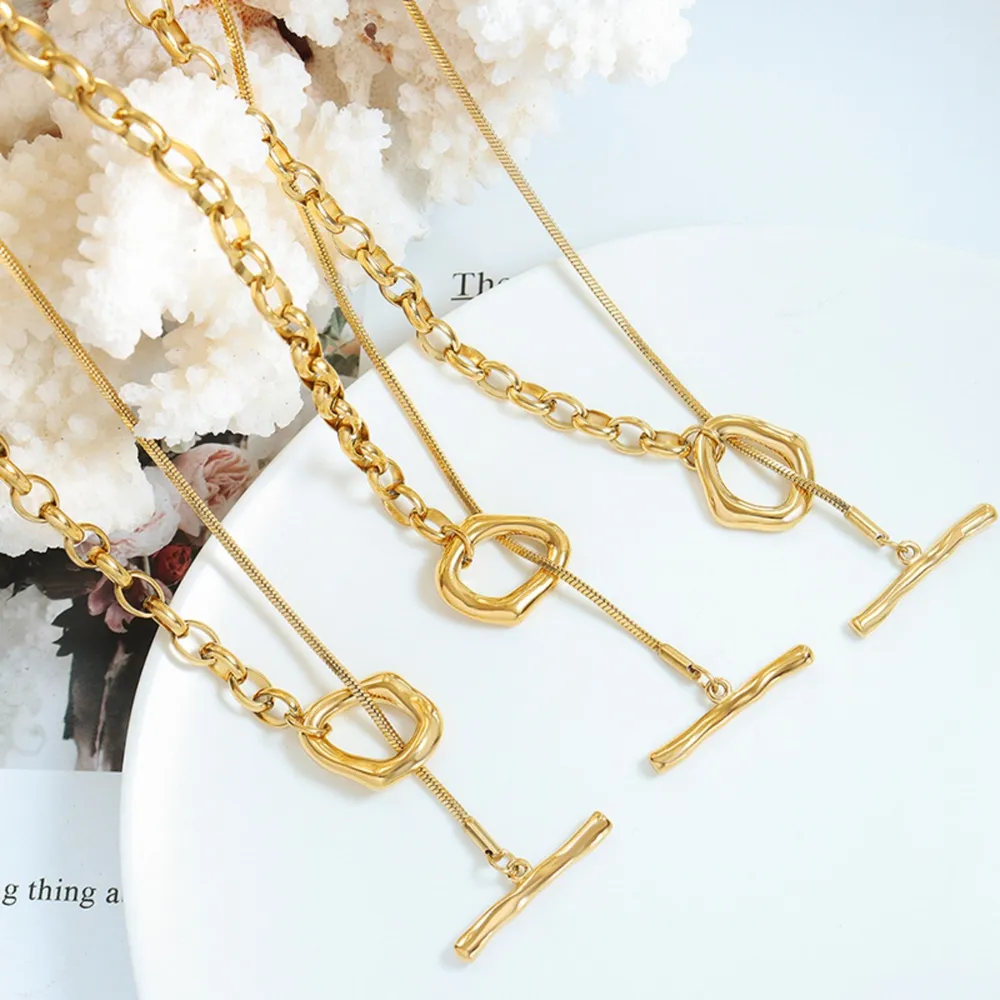 Titanium Steel Chain Necklace, image 4