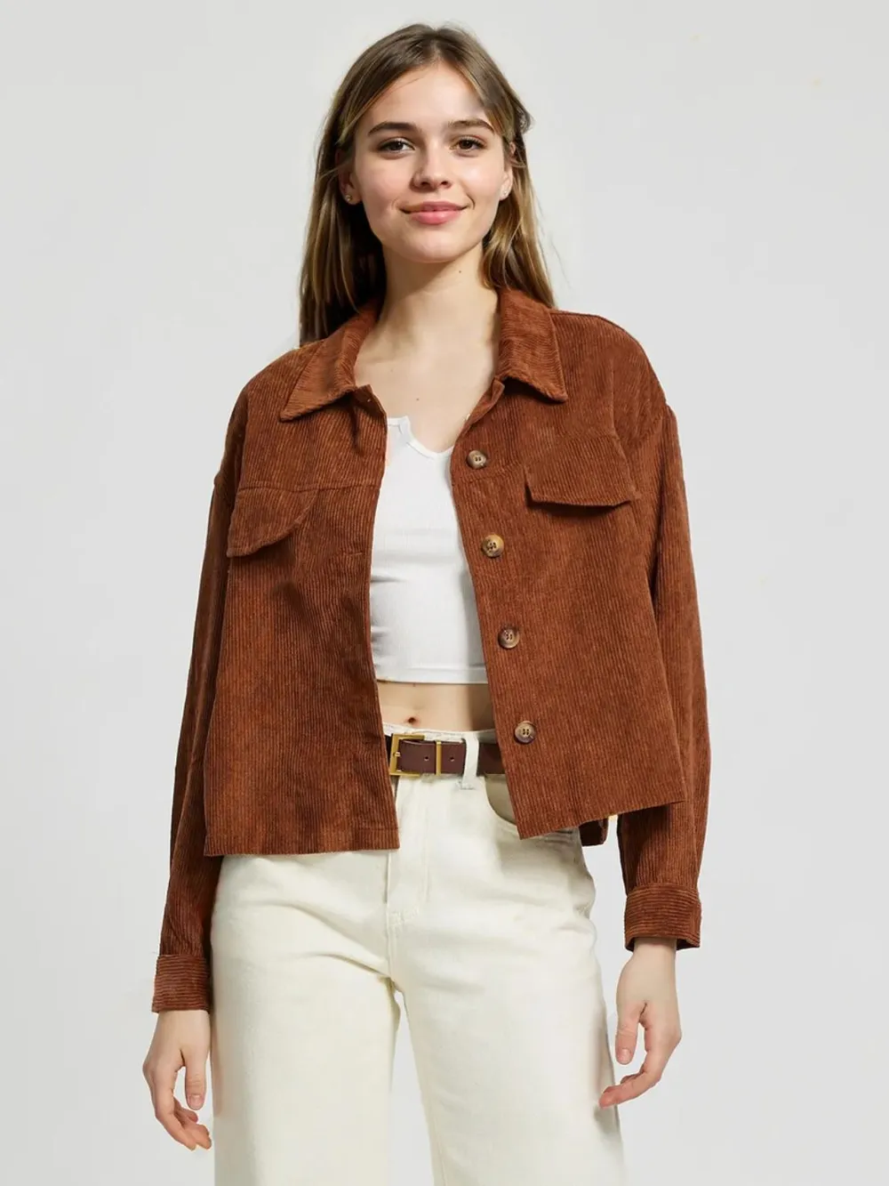 Button Up Long Sleeve Jacket, image 4