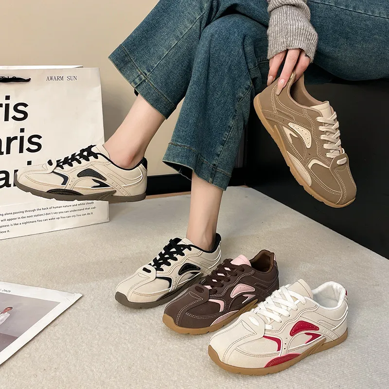 Contrast Flat Sneakers, image 2