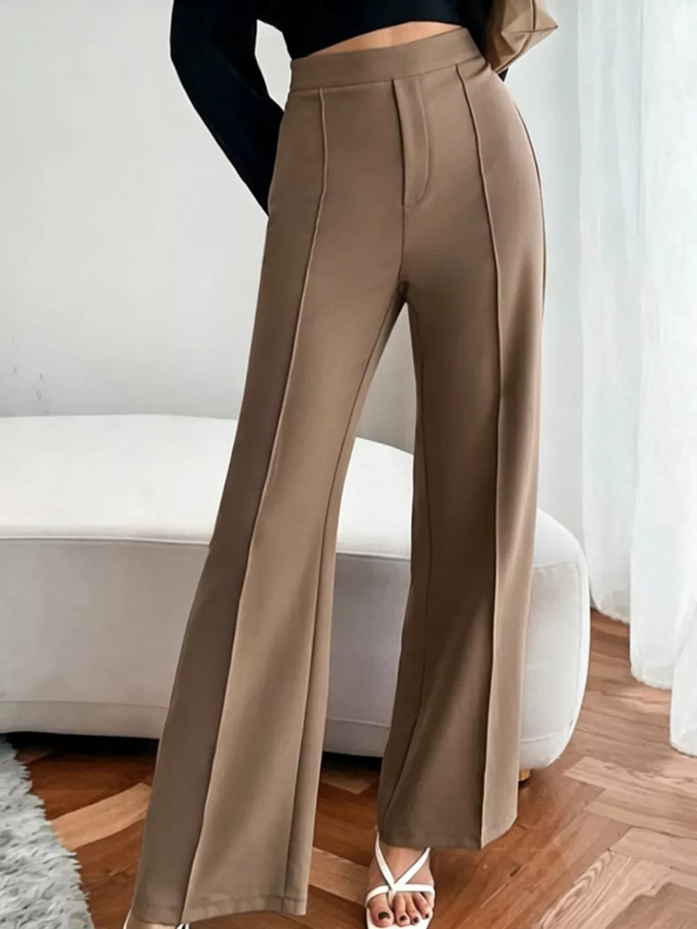 High Waist Flare Pants, image 4
