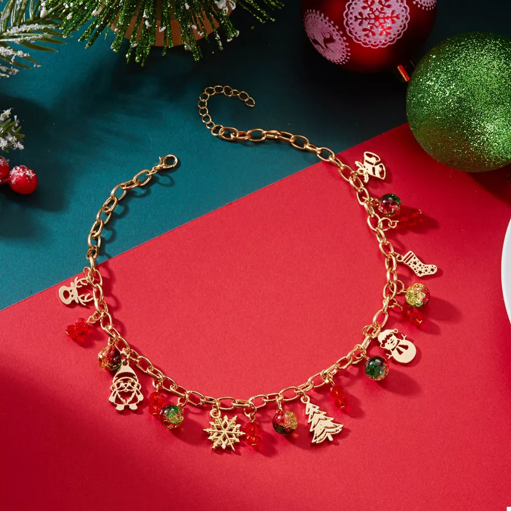 Christmas Themed Charm Necklace, image 3