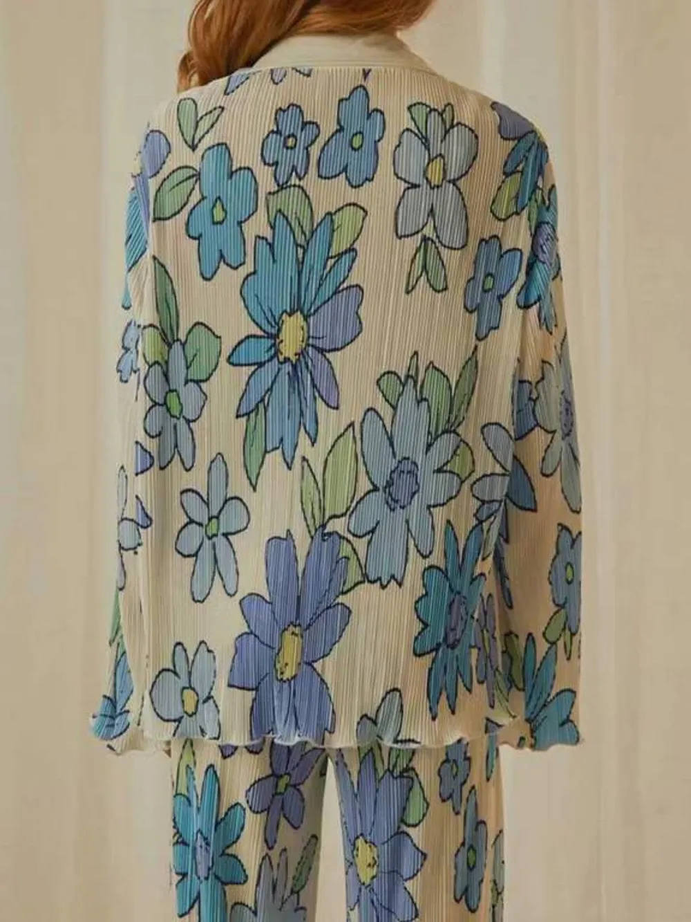 Printed Button Up Shirt and Pants Set, image 16