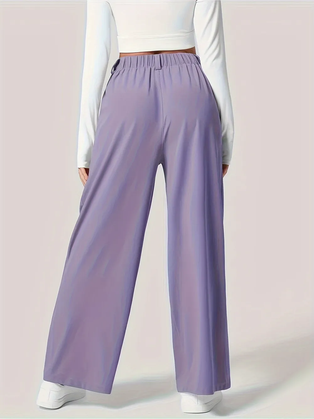 Wide Leg Pants with Pockets, image 7