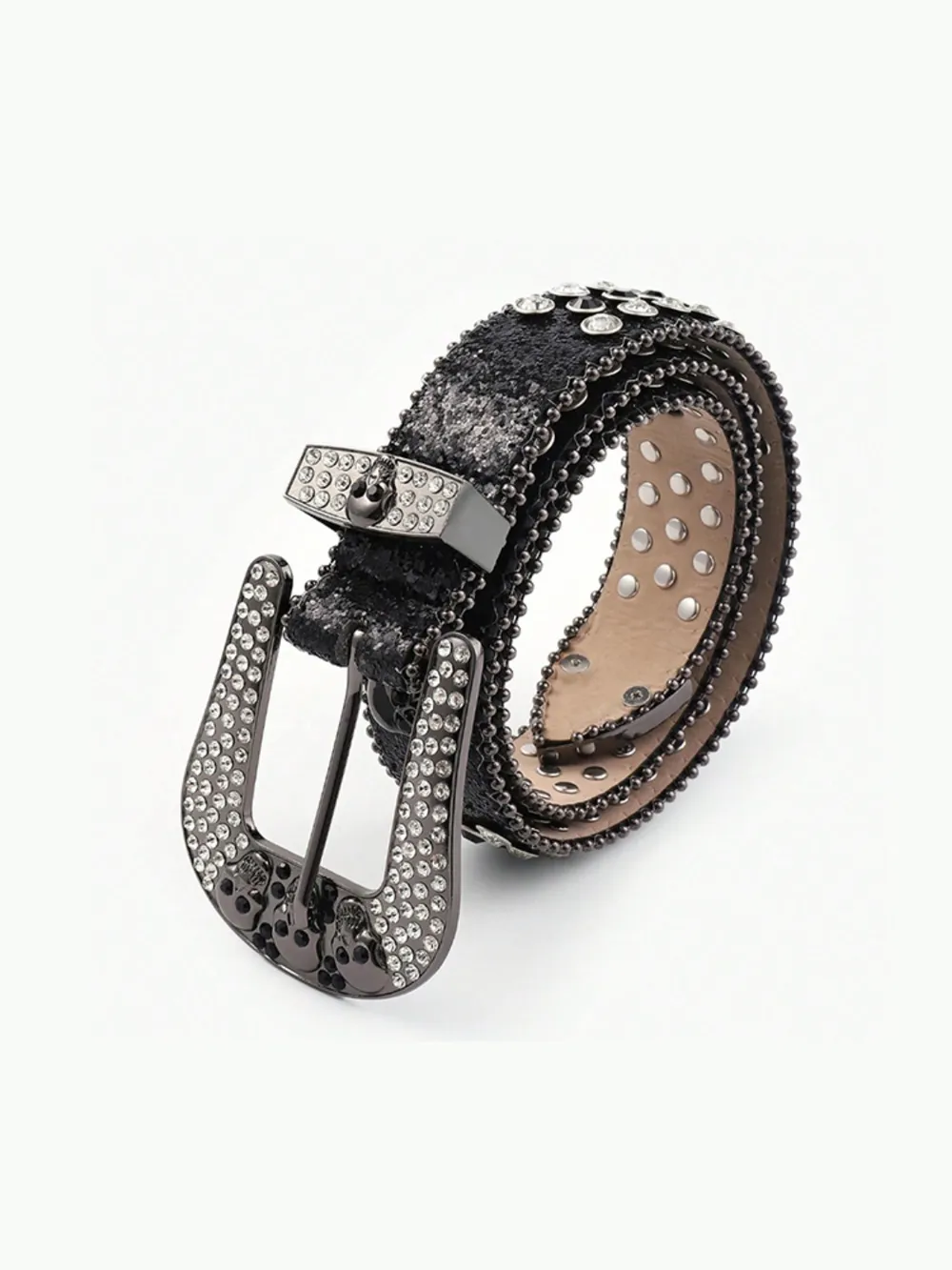 PU Leather Skull Belt, image 3