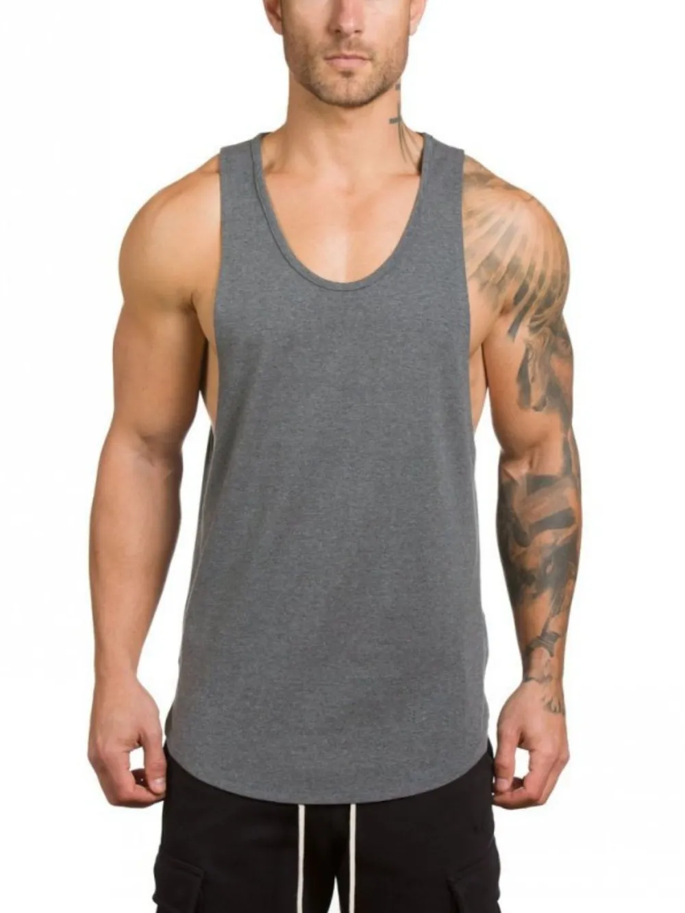 Men's Wide Strap Tank, image 5