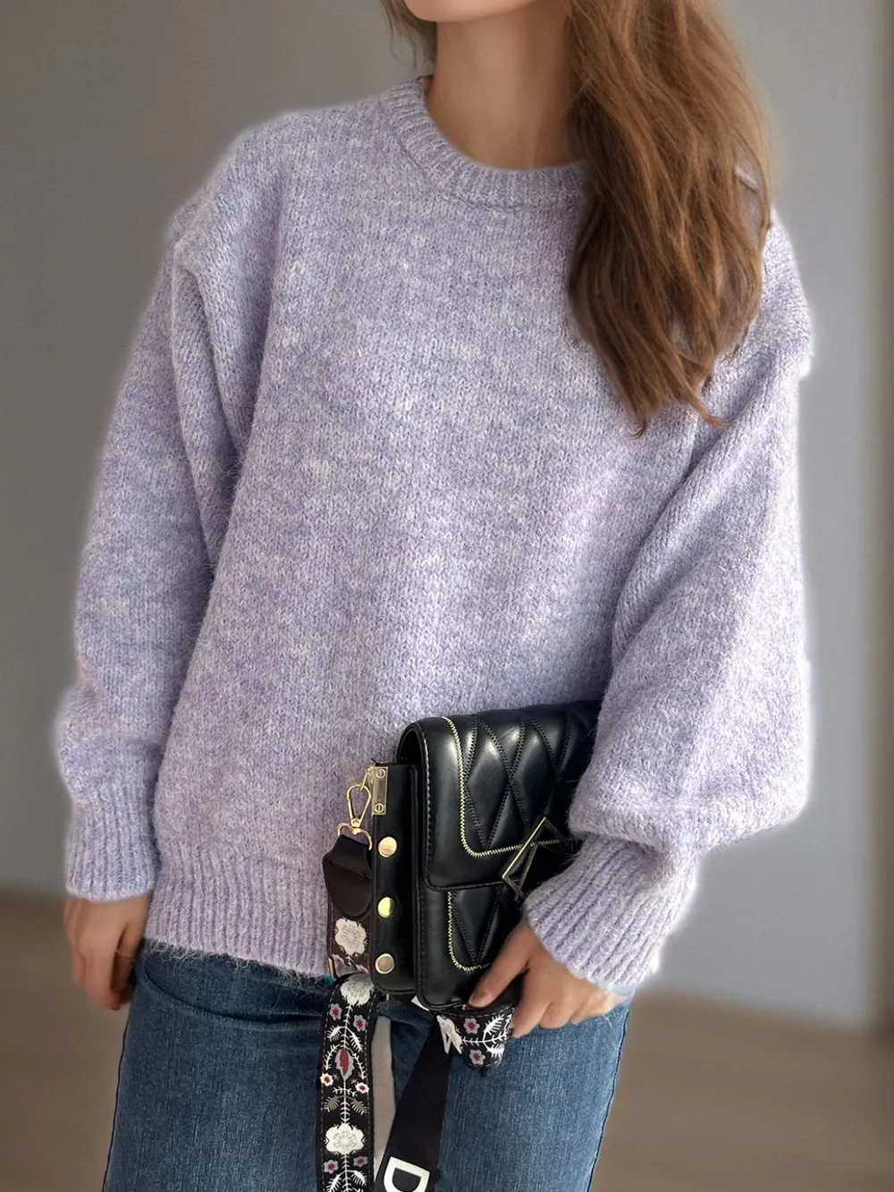 Round Neck Long Sleeve Sweater, image 23