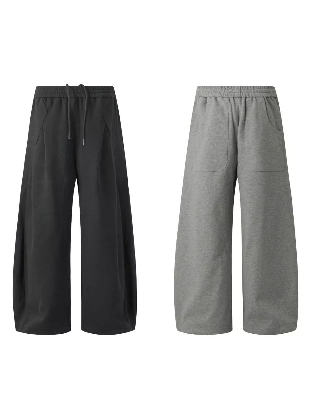 Men's Drawstring Wide Leg Sweatpants, image 6