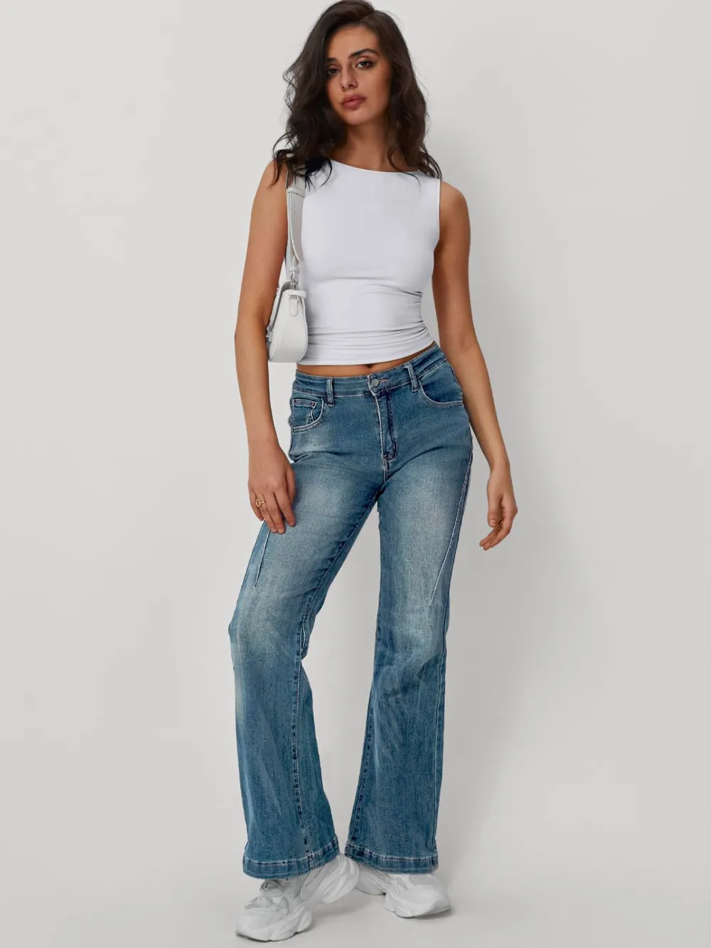 Solid Round Neck Tank, image 12