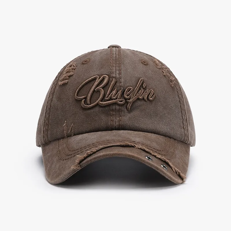 Embroidered Letter Cotton Baseball Cap, image 7