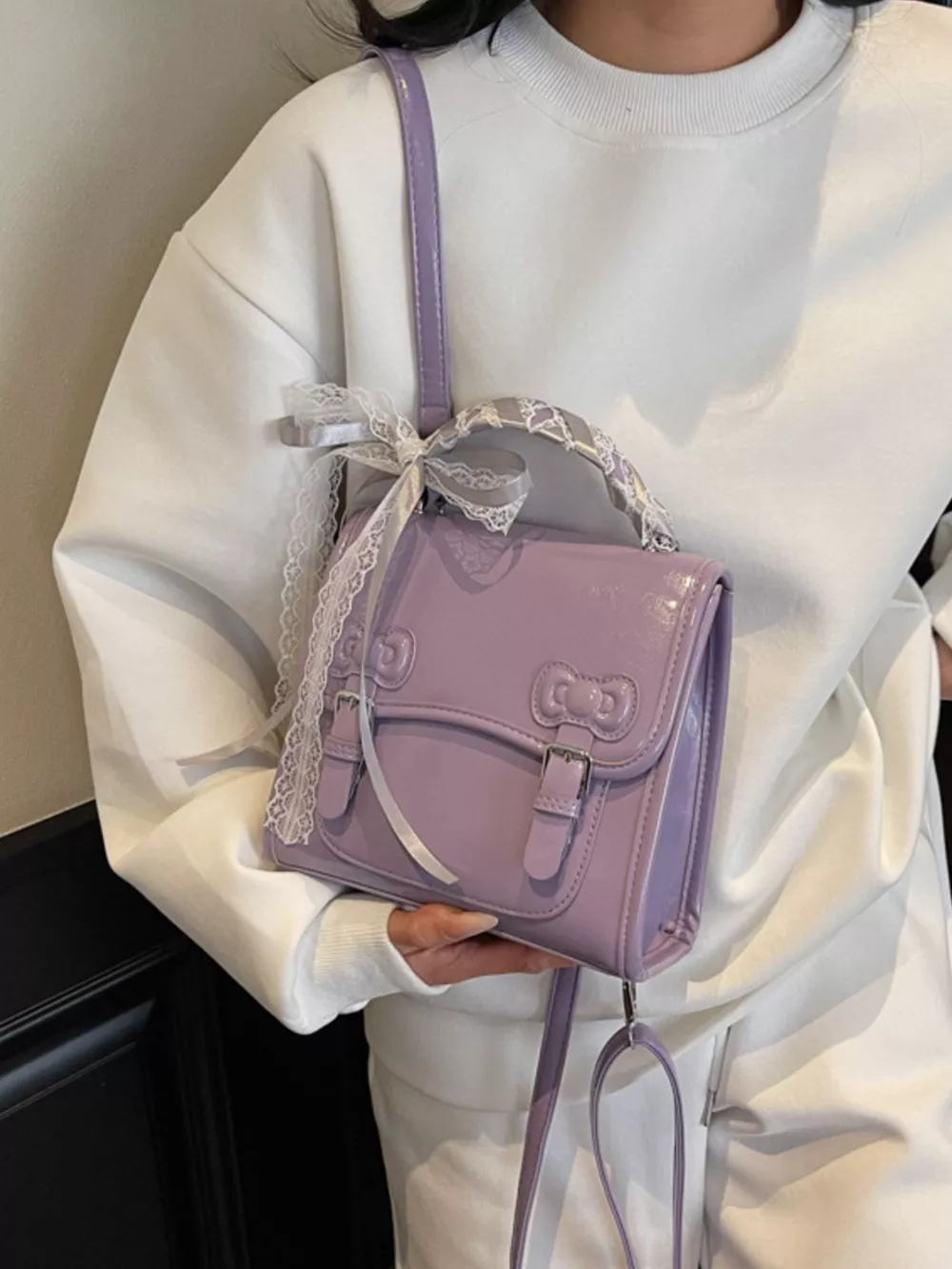 PU Leather Backpack Bag, image 5