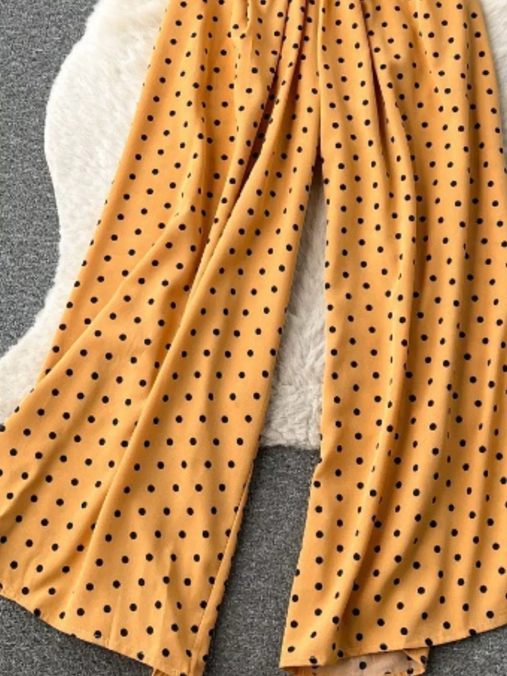 Smocked V-Neck Wide Leg Jumpsuit, image 21