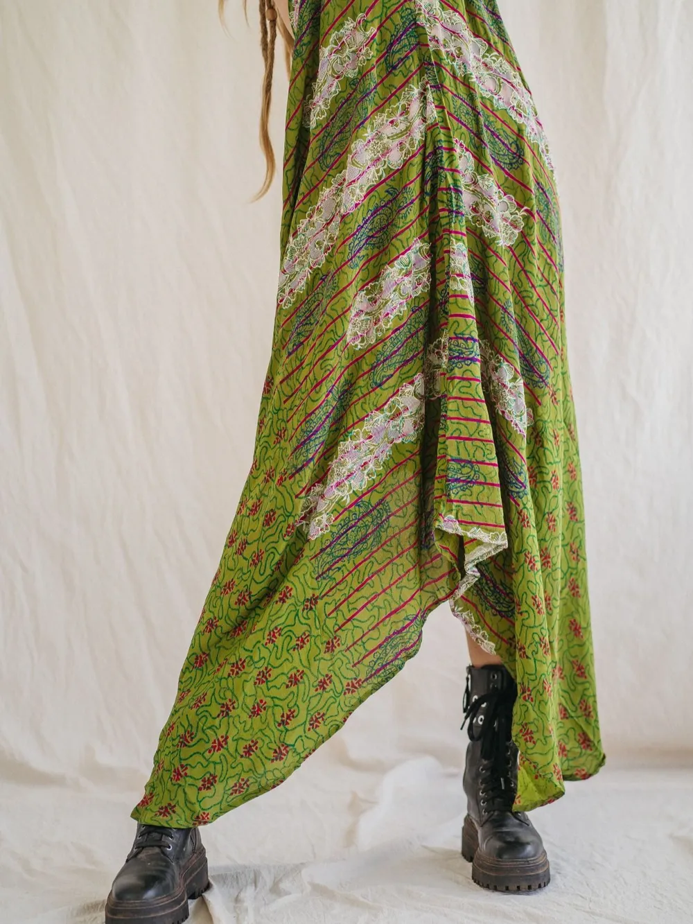 Backless Printed Halter Neck Maxi Dress, image 6
