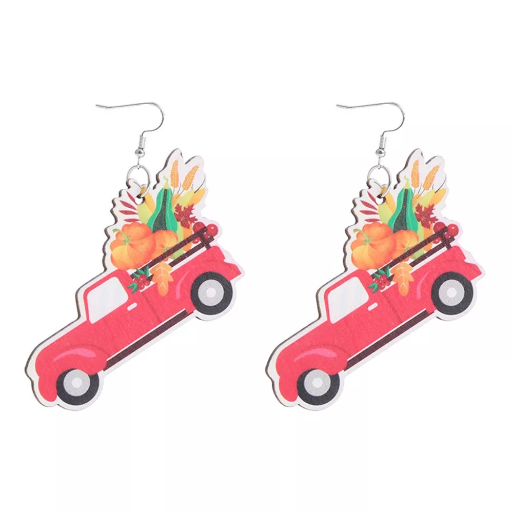 Thanksgiving Dangle Earrings, image 2