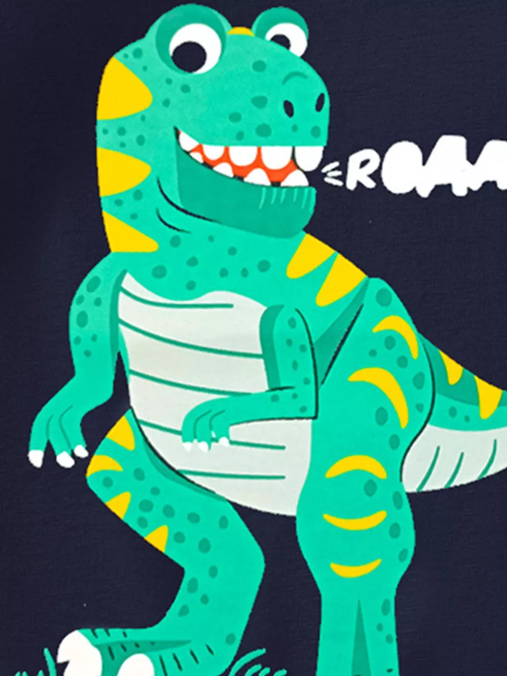 Children's Dinosaur Graphic Round Neck T-Shirt, image 3