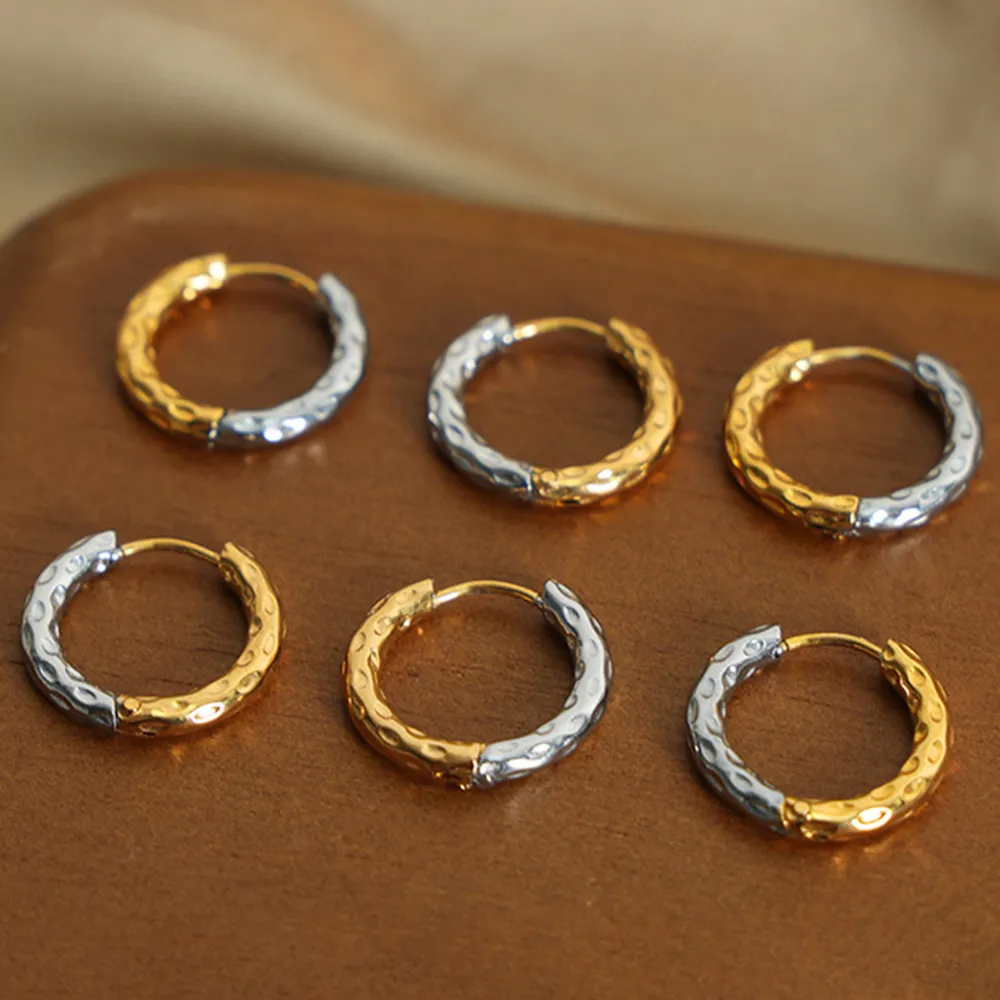 18K Gold-Plated Huggie Earrings, image 5