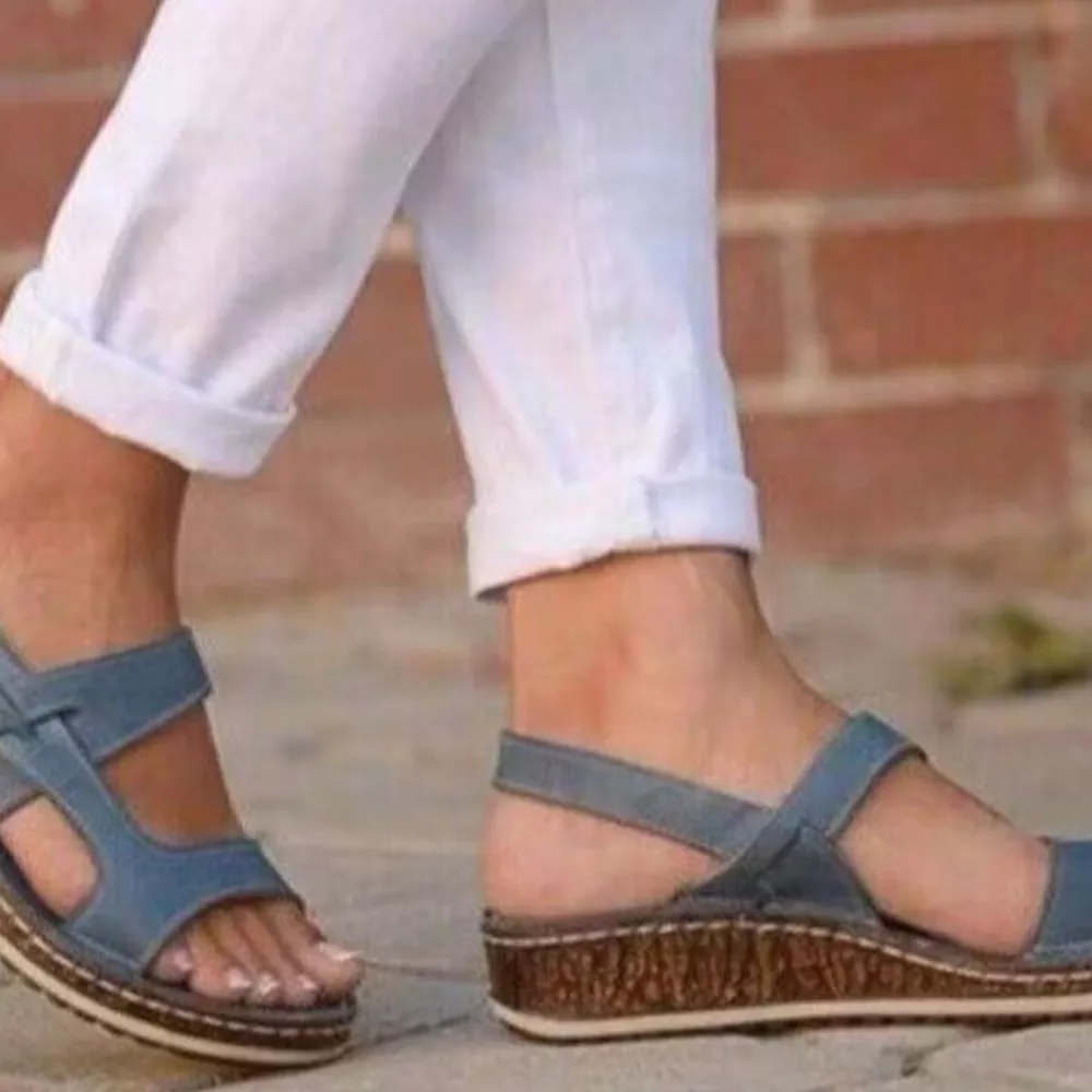 Open Toe Wedge Sandals, image 4